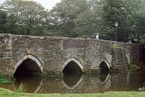 Lostwithiel medieval bridge