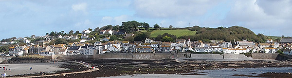 Marazion viewed from St Michael's Mount