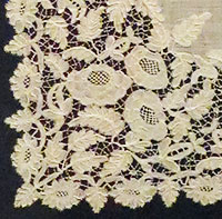 sample of antique Honiton lace
