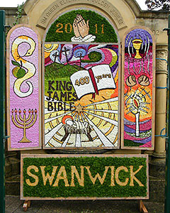 Swanwick Well Dressing Collage