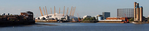 02 Arena seen from Greenwich Pier
