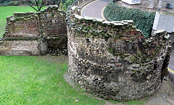 Part of the Roman London Wall