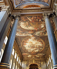Painted Ceiling at the Royal Naval College
