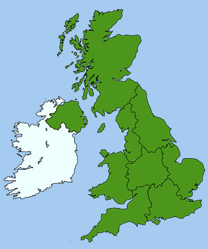 Regional Map of Britain