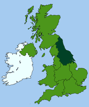 Britain Regions Map