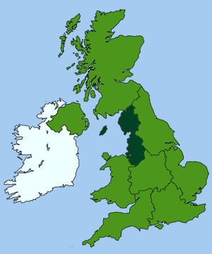 Area Map of Britain
