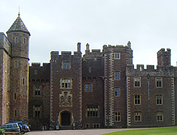 dunster Castle front entrance