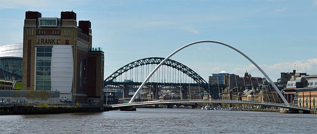 Bridges over the Tyne at Newcastle