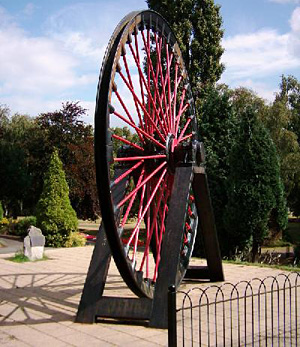 Pit Wheel in Bedford Miners Park