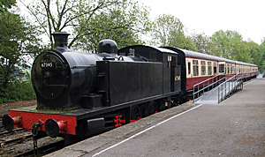 Steam Train at Dales Museum